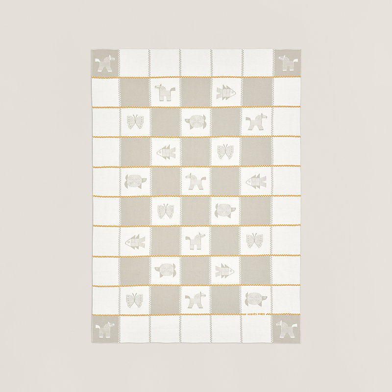 Animaux Nattes blanket | Hermès Mainland China